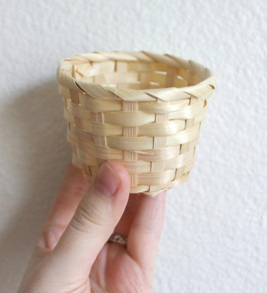 Miniature Tall Barrel Basket